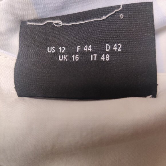 AKRIS STRIPED MIDI Dress US12  F44  IT48 - Picture 5 of 6